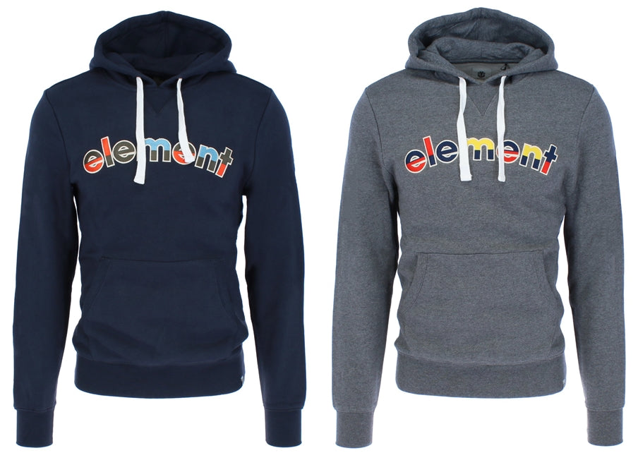 Element Rainbow Po Herren Hoodie 100% Baumwolle